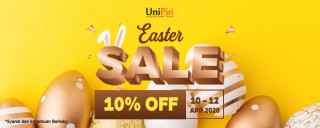 #ditemeninUniPin – Special Easter Sale 10% OFF