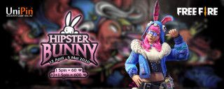 Buat kece karakter Free Fire kamu dengan Hipster Bunny #PakeUniPin