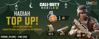 Rebut Hadiah Top up selama bulan Ramadhan #PakeUniPin.