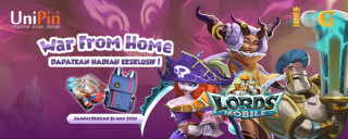 War From Home – Dapat Ekslusif Merchandise Lords Mobile #PakeUniPin