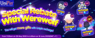 Special Rebate with Werewolf - Dapatkan Item In-Game Werewolf dan Bonus UniPin Credits!