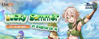Lucky Summer di Ragnarok M, Dapetin Cashback 70% Unipin Credits
