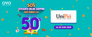 Sebulan Online Shopping! Top Up #PakeOVO Dapatkan Cashback 50%! – June 2020