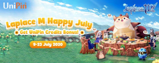 Laplace M Happy Juli, dapetin Bonus UniPin Credits!