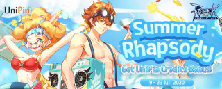 Ragnarok M Summer Rhapsody, Dapetin Cashback 70% UniPin Credits