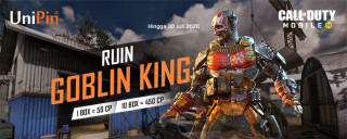 Dapatkan karakter epic terbaru Ruin – Goblin King di CODM #PakeUniPin