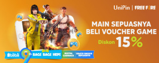 Blibli Anniversary 9th Bagi Bagi Hepi! Main Game Sepuasnya dapatkan diskon 15%