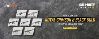 Dapatkan Senjata Epic Crimson & Black Gold di Item Fusion!