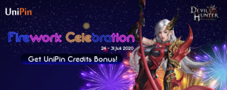 Firework Celebration, Rayakan Musim Panas Dengan Bonus UniPin Credits!