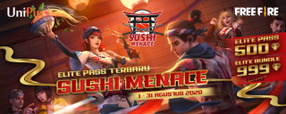 Upgrade dan Rasakan Booyah Bersama Elite Pass Sushi Menace!