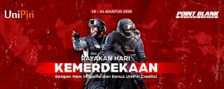 Rayakan Hari Kemerdekaan dengan Special Point Blank Item dan Bonus UniPin Credits!
