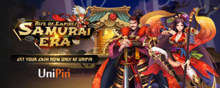 Samurai Era : Rise of Empire sudah bisa di top up #PakeUniPin