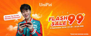 Flash sale 99, Buruan Top Up dan Nikmatin Diskonnya