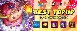 September Best Top Up event, Dapatkan Item in-game dan Bonus Unipin Credits!