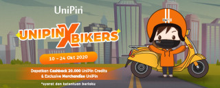 UniPin x Bikers – Dapatkan Cashback UniPin Credits dan Beragam Merchandise UniPin yang Super Kece!