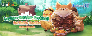 Laplace M October Festival, Dapetin Cashback 70% Unipin Credits