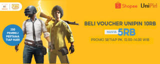 UniPin Voucher harga spesial hanya di Shopee 11.11