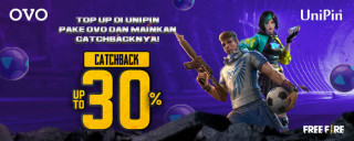 Catchback! Top Up #PakeOVO BIsa Dapat Cashback hingga 30%!