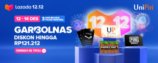 Diskon Voucher Games hingga Rp121.212 hanya di Lazada 12.12
