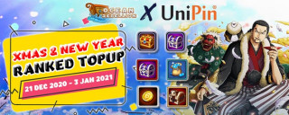 New Year and Xmas Ranked Top Up event, Dapatkan Item in-game dan Bonus Unipin Credits!