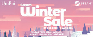 Steam Winter Sale, Beli Game Favorit mu dan dapatkan Bonus UniPin Credits!