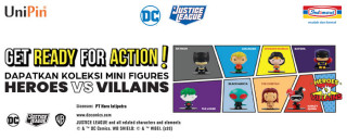 Dapatkan Mini Figures Heroes vs Villains dari Justice League di Indomaret!