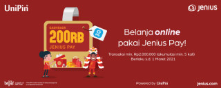Rayakan Belanja Online Bersama Jenius Pay Bisa Dapat Cashback Rp 200.000!