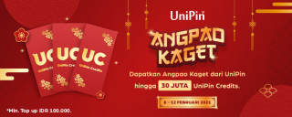 Dapatkan Angpao Kaget dari UniPin Hingga 30 Juta UniPin Credits!