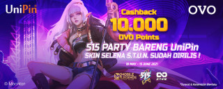 Rayakan puncak acara MLBB 515 E-Party bareng OVO di UniPin