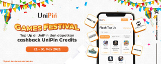Rayakan Games Festival bareng UniPin dan dapatkan cashbacknya
