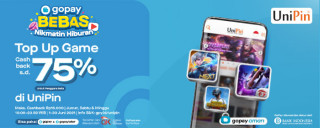 Dapatkan cashback hingga 75% setiap weekend dan hanya untuk pengguna setia GoPay di UniPin