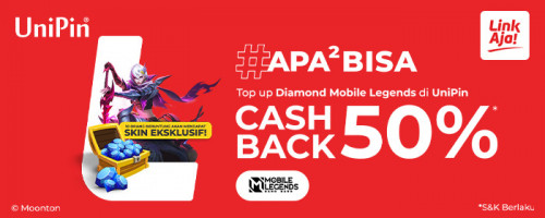 Rayakan Payday bareng LinkAja di UniPin dan dapatkan skin MLBB gratis