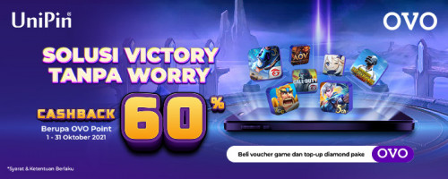 Promo Cashback OVO Points untuk New User dan Existing User di UniPin