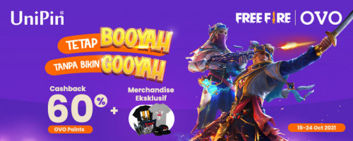 Top Up Diamonds Free Fire dan Dapatkan Cashback 60% dari OVO!