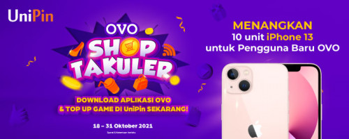 Promo SHOPTAKULER di UniPin bareng OVO!