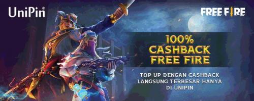 100% Cashback Top Up Free Fire