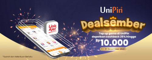 PROMO – Rayakan Dealsember bareng LinkAja dan Dapatkan Cashback 25%!