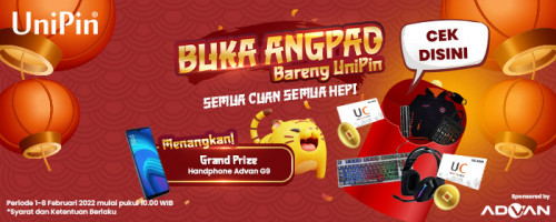 Buka Angpao Bareng UniPin, Semua Cuan Semua Hepi!