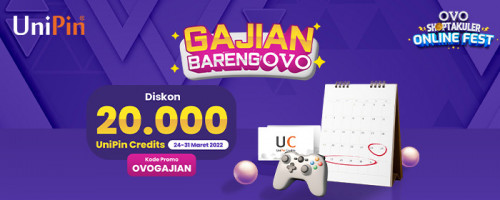 PROMO – Gajian Bareng OVO di UniPin!