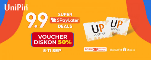 Top up di UniPin dan Bayar Pakai SpayLater!