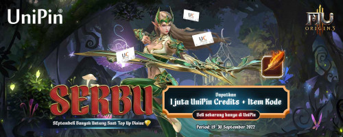 September Banyak Untung Hanya dengan Top Up Divine 💎 MU ORIGIN 3 di UniPin
