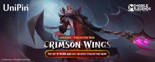 MLBB Collector Skin, Cecilion Crimson Wings (MY)