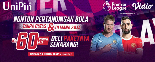 Cuma di UniPin, Nonton Pertandingan Bola dapat Bonus!