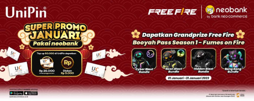 Super Promo Januari Pakai neobank Bareng UniPin