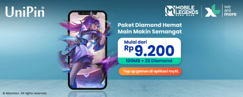 Promo April - Top Up Mobile Legends di myXL dan Dapatkan Kuota Internet hingga 2GB!
