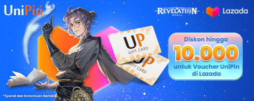 Main Game dengan Voucher UniPin - Promo Diskon hingga Rp10.000 Voucher UniPin dan Voucher Games di 8.8 Lazada 2023