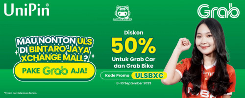 Dibayarin Grab! Yuk Nonton ULS Season 3 di Bintaro Jaya Xchange Mall – Diskon 50% untuk Grab Car dan Grab Bike