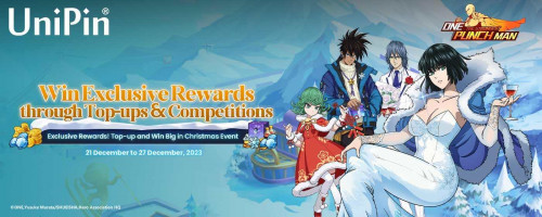 Rayakan Christmas Event bersama One Punch Man: The Strongest