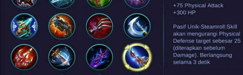 Inilah Hero Tipe Physical di Mobile Legends dan Itemnya