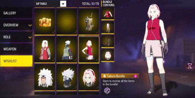 Bundle Sakura Free Fire: Jenis Item, Cara Dapat, hingga Jumlah Diamond